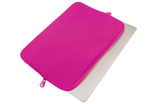 SECOND SKIN FOLDER COLORE in Neoprene antigraffio MacBook 15-16" Fucsia - Nuovo