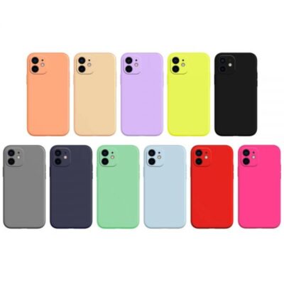 Cover morbida silicone Soft Touch per iPhone  (con o senza magsafe) - Nuovo